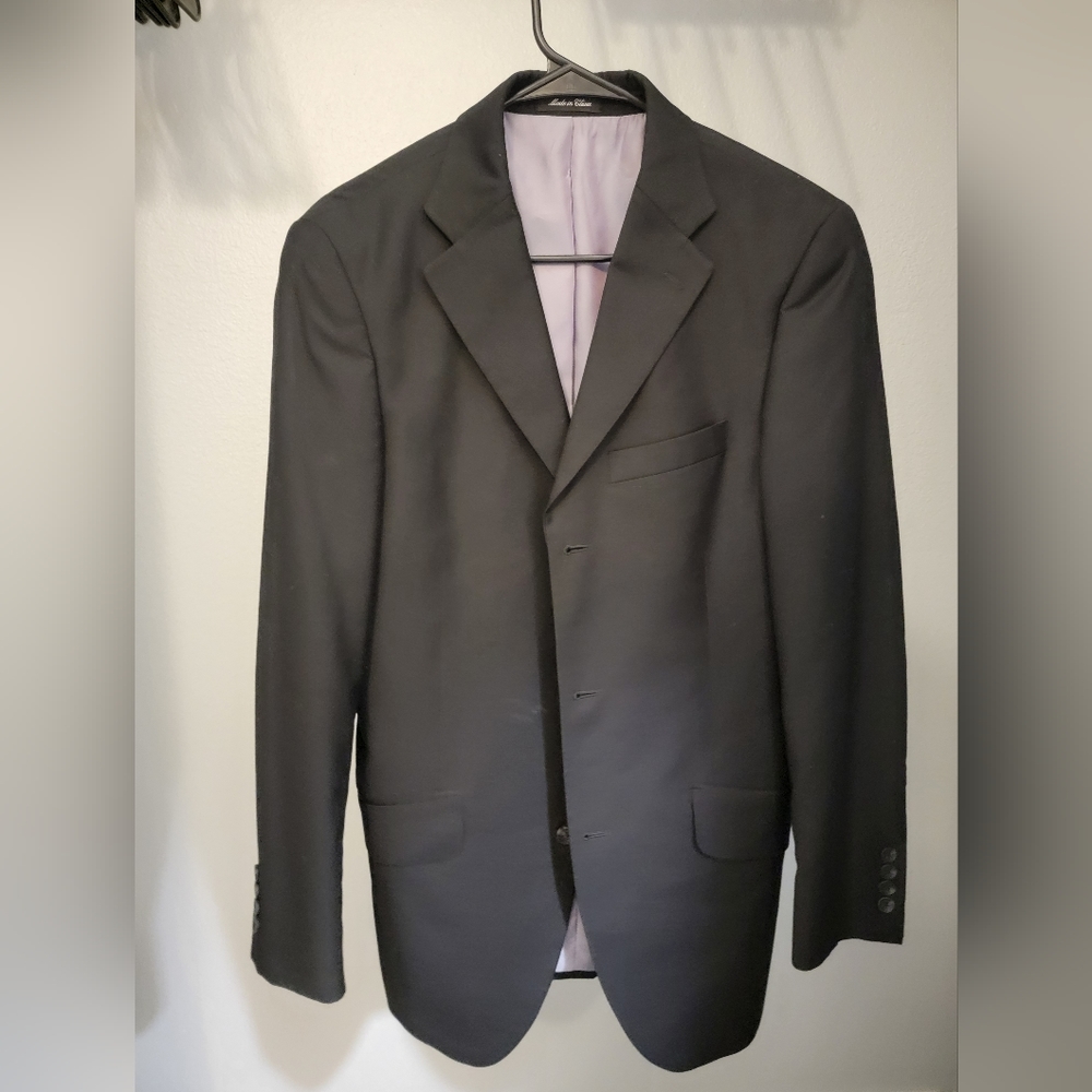 Billy London Suit Blazer, size 36R, color: black